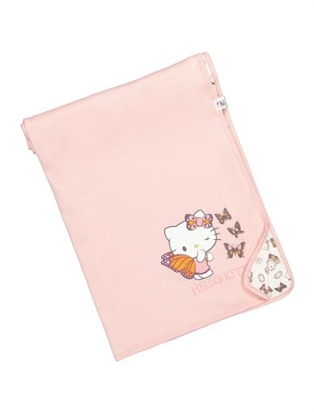 Hello Kitty Lisanslı Penye Battaniye 80x85cm 17484