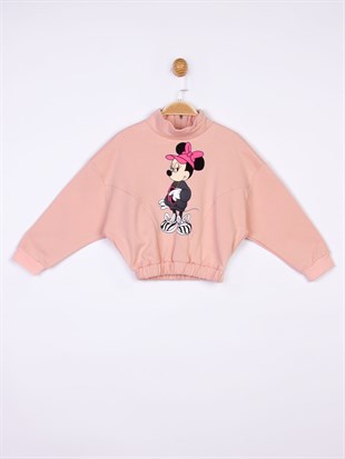 Minnie Mouse Lisanslı Çocuk Sweatshirt 18408 