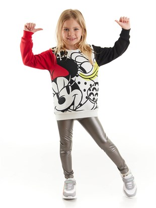 Minnie Mouse Lisanslı Çocuk Sweatshirt 20168