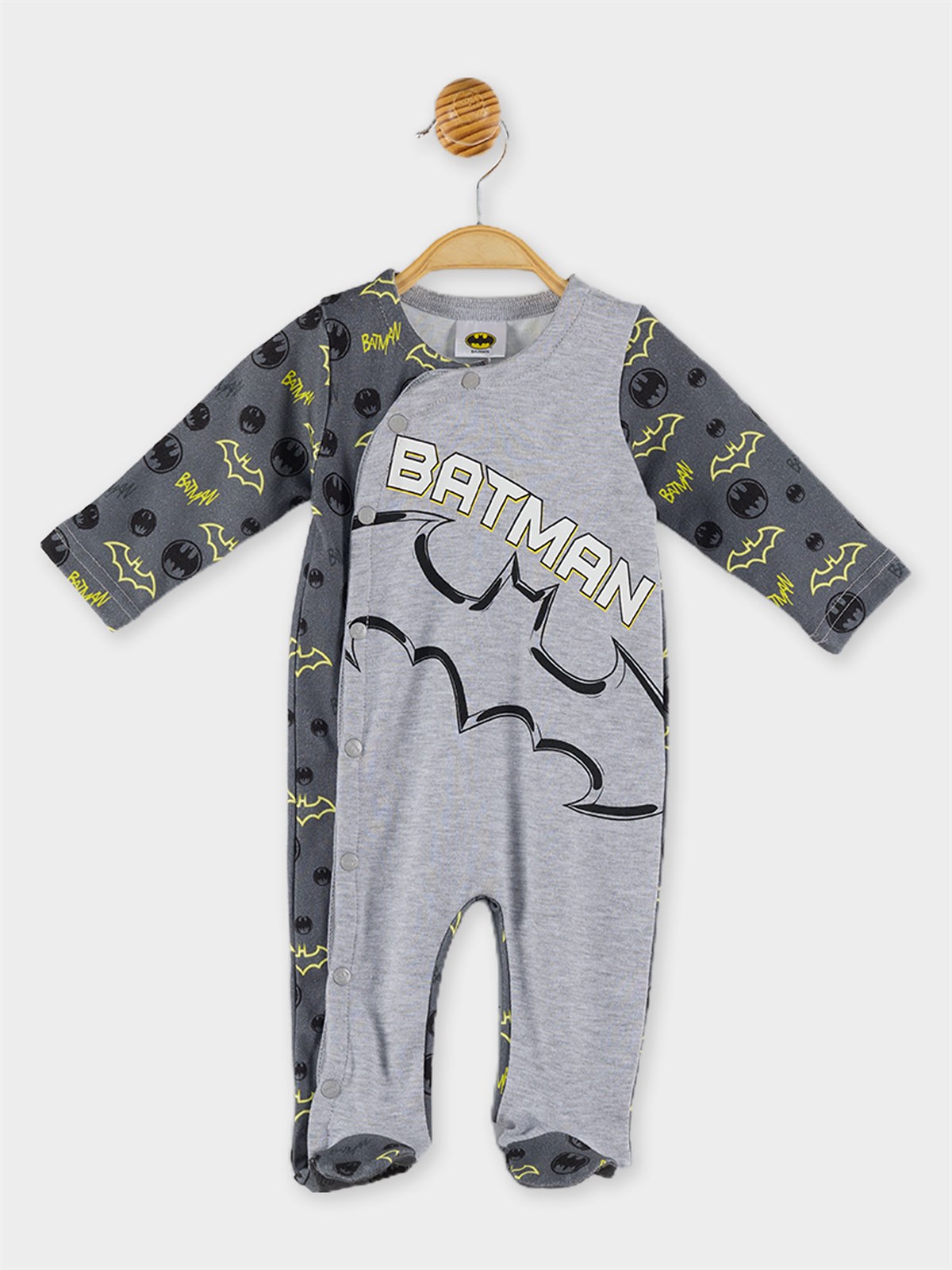 Batman Lisanslı Erkek Bebek Patikli Tulum 19936