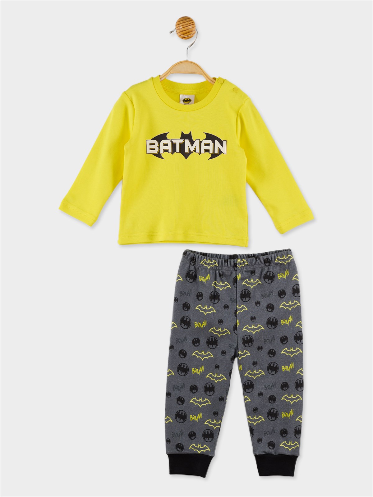 Batman Lisanslı Erkek Bebek Baskılı Pijama Takımı 19937