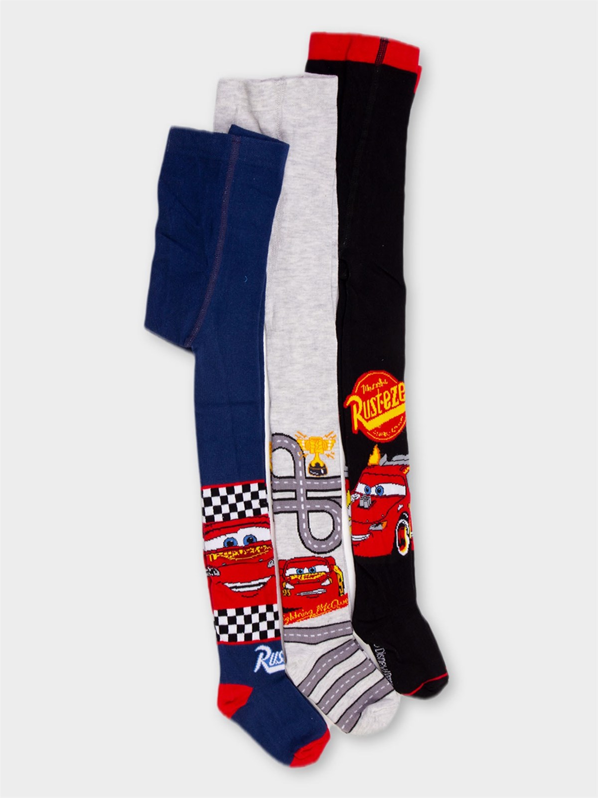 Disney Cars Lisanslı Erkek Çocuk 3 Adet Külotlu Çorap 20490 | Supermino