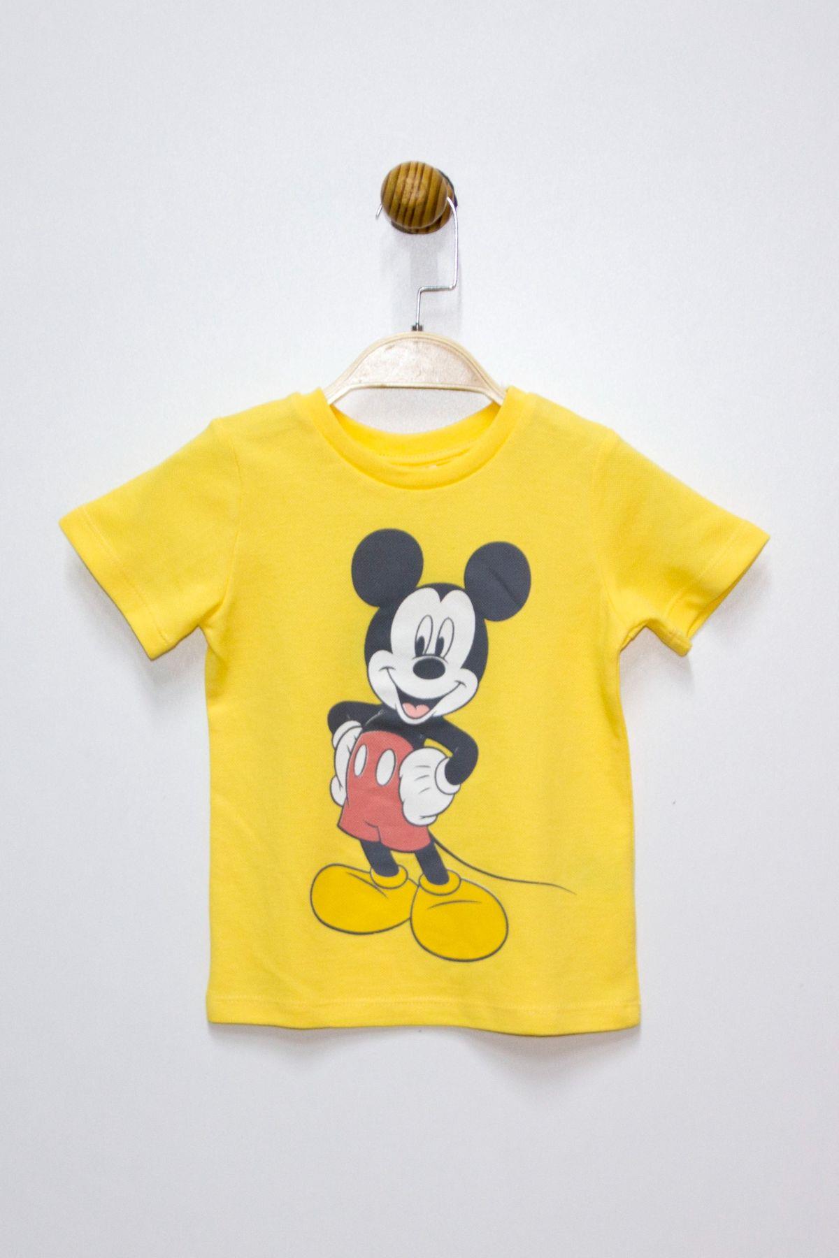 Mickey Mouse Lisanslı Erkek Bebek Tshirt 21363 | Supermino