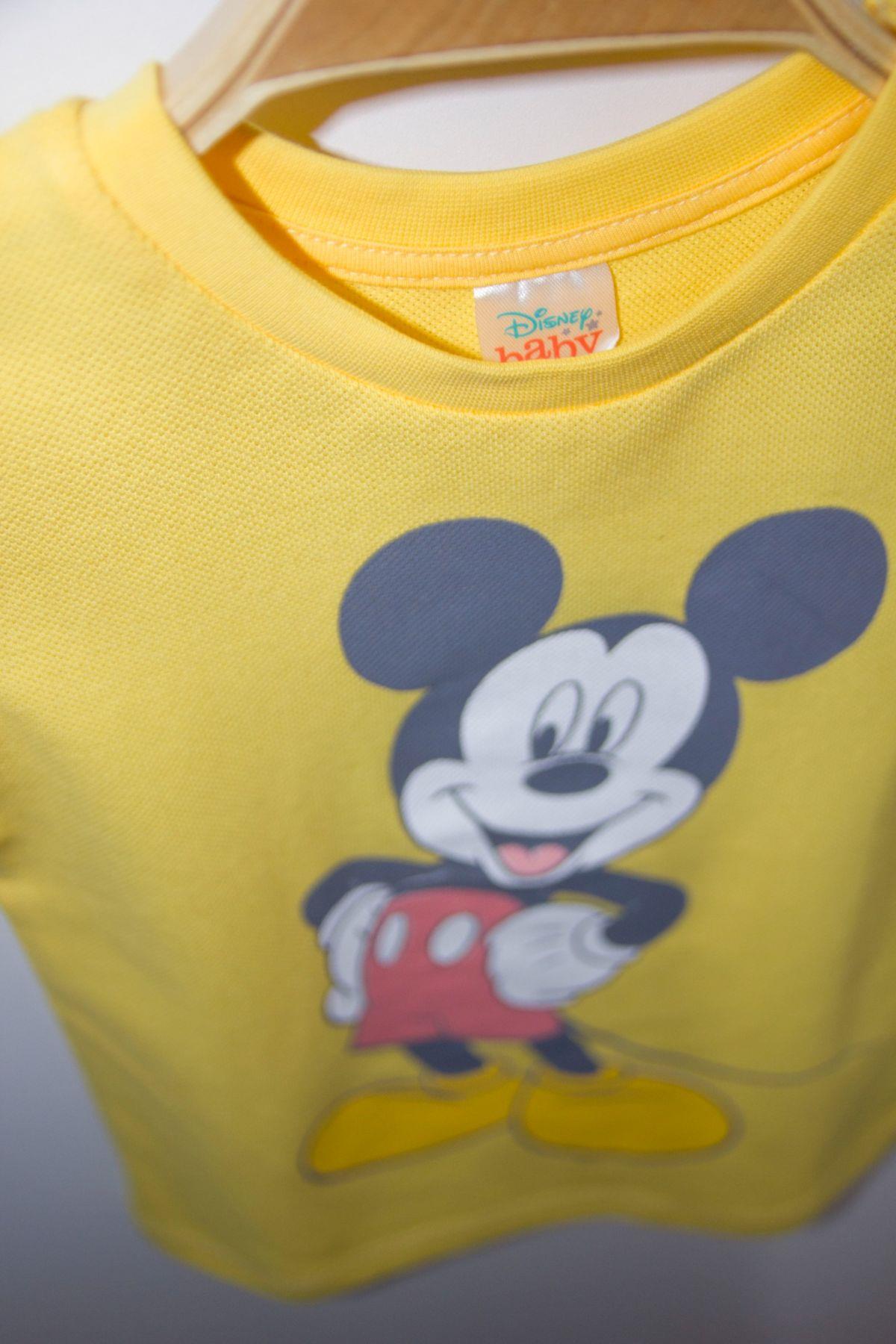 Mickey Mouse Lisanslı Erkek Bebek Tshirt 21363 | Supermino