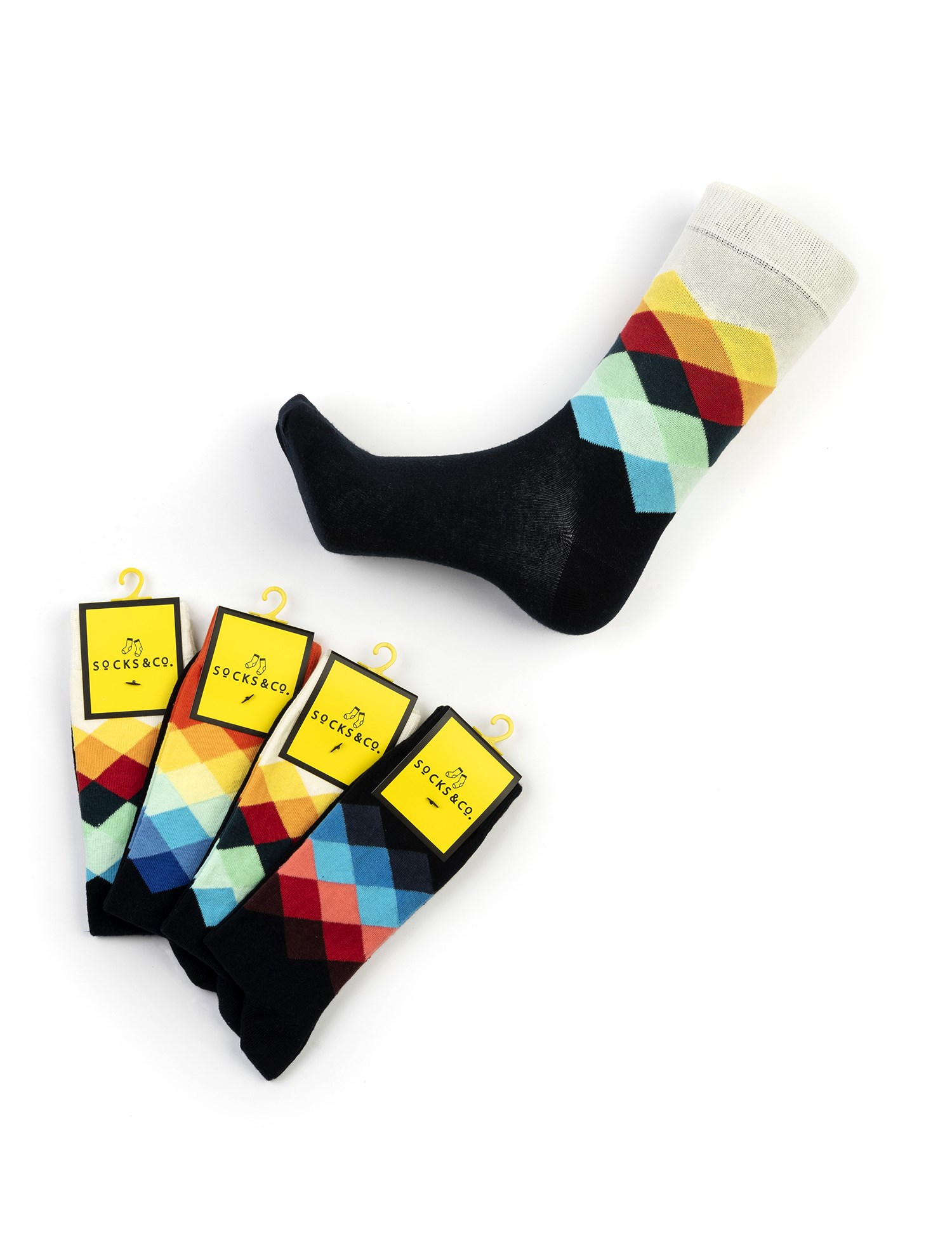 Socks&Co 4'lü Yetişkin Erkek Çorap SC0004