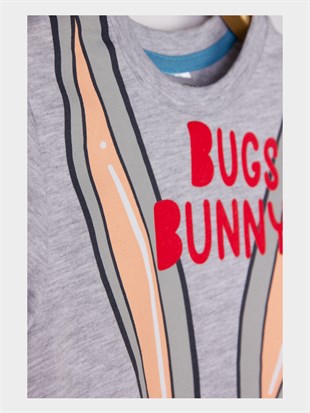 Bugs Bunny Lisanslı Erkek Çocuk Pijama Takım 20348
