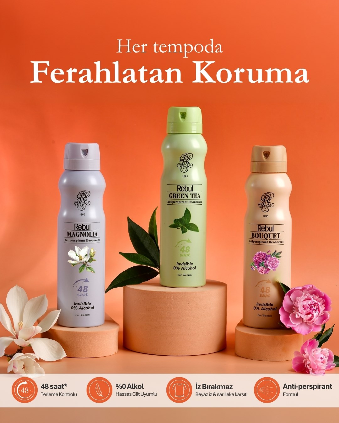 REBUL  GREEN TEA 150 ML KADIN DEODORANT