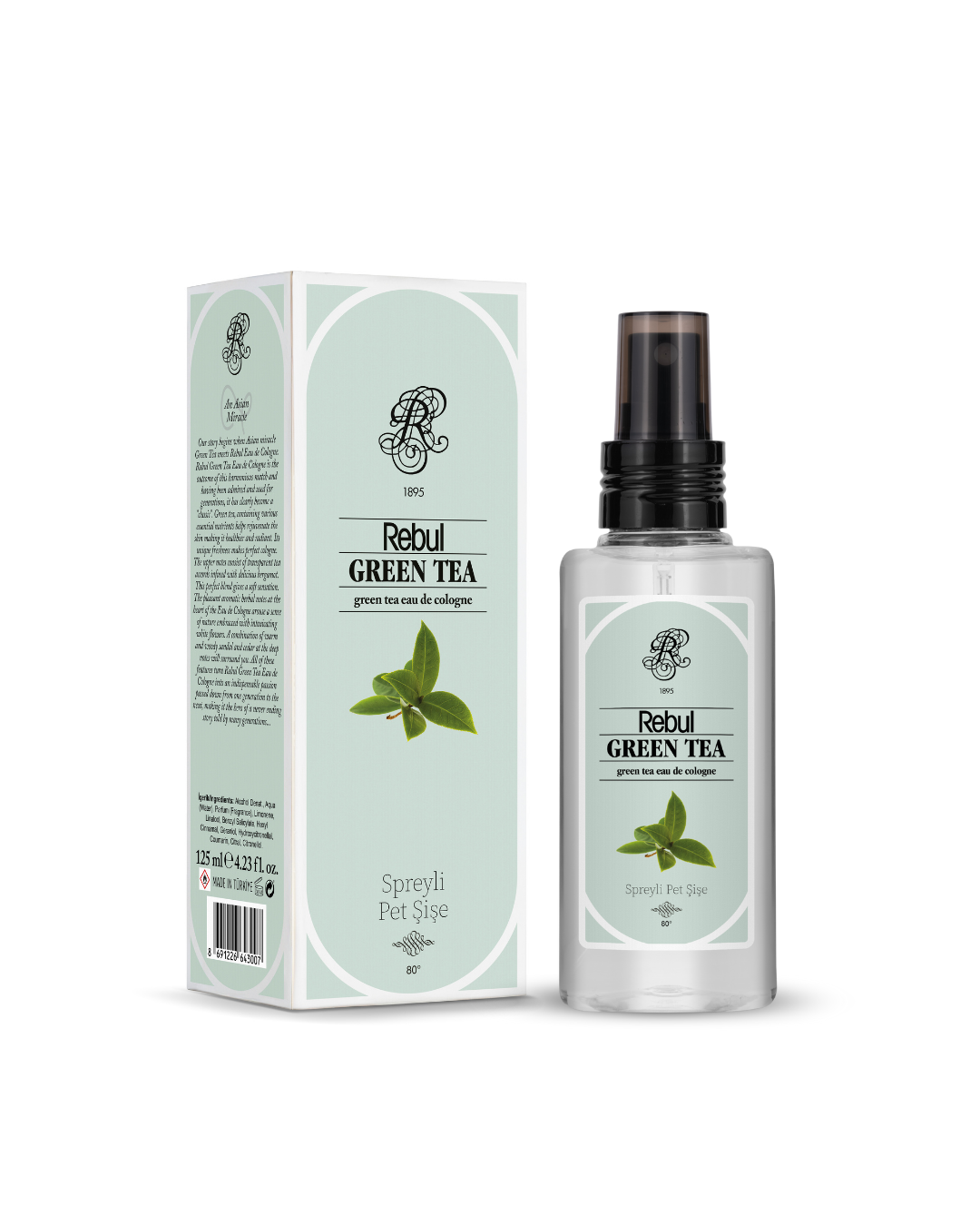 Rebul Green Tea EDC Kolonya 125 ml Pet Şişe