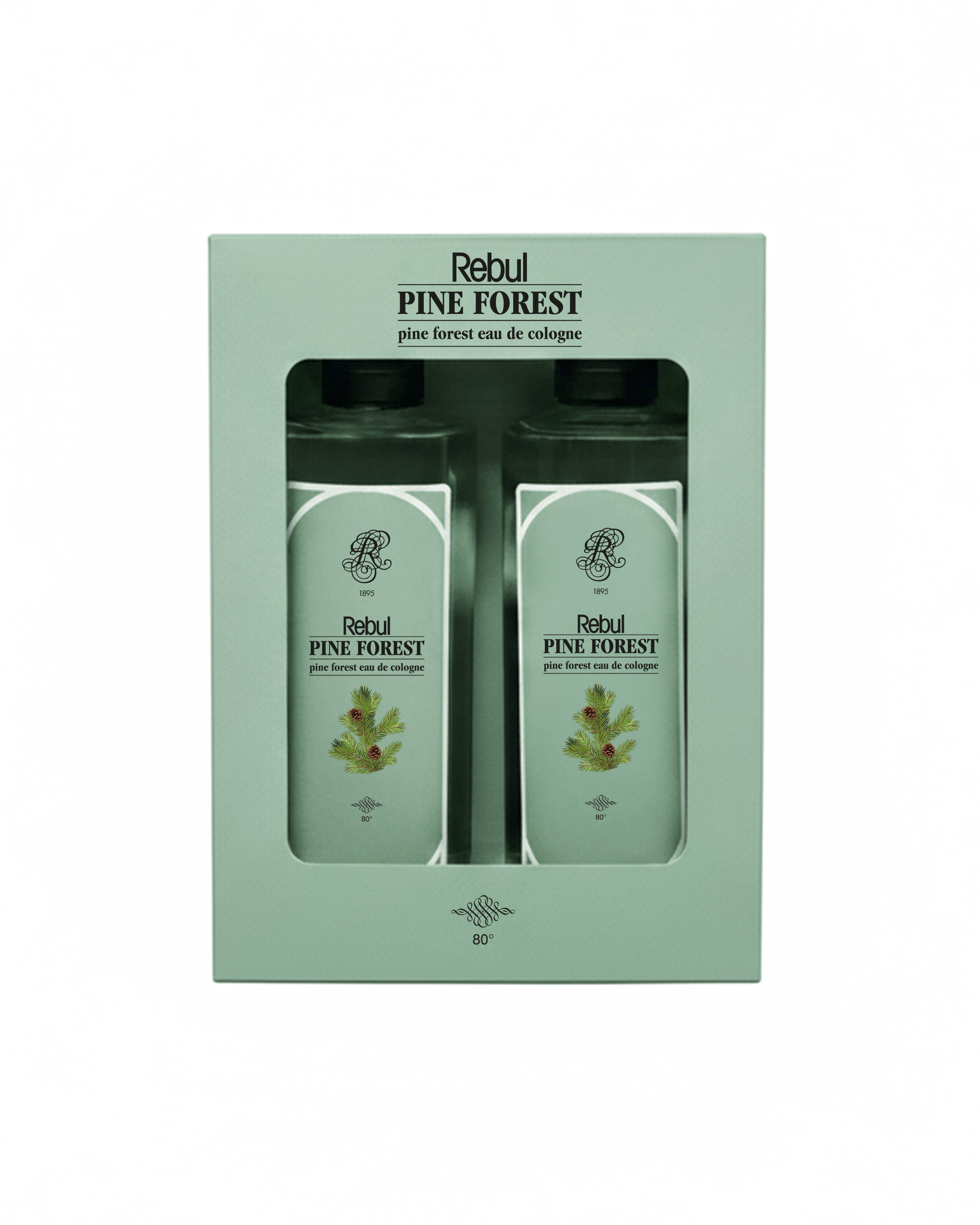 Rebul Pine Forest EDC Kolonya 250 ml 2li Set