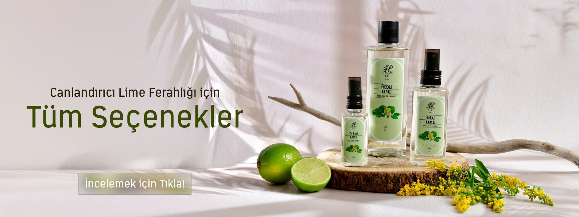 Rebul Lime Kolonya Serisi