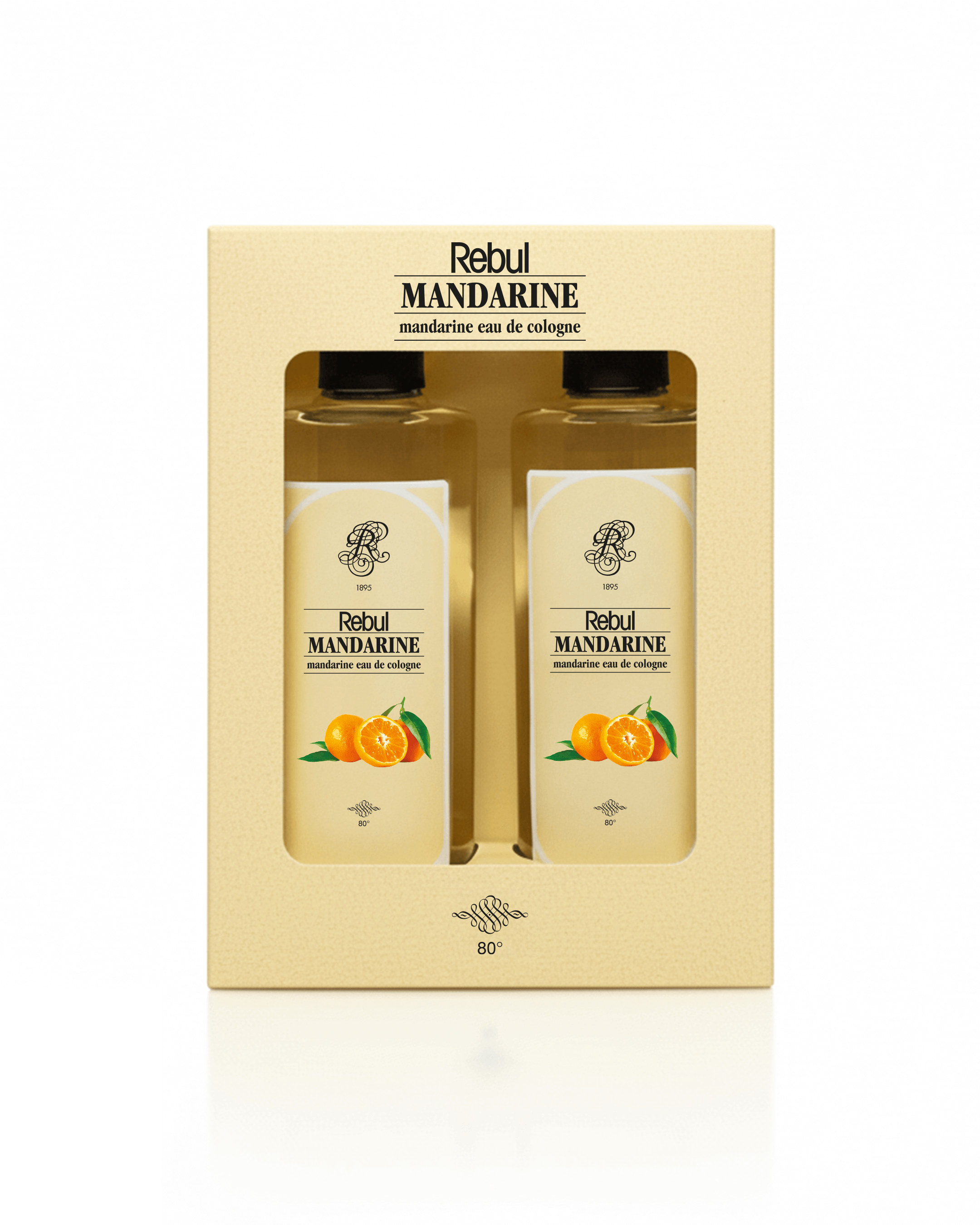 Rebul Mandarine EDC Kolonya 250 ml 2'li Set