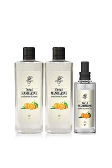 Mandarine 2 adet 270 Ml ve Mandarine 100 Ml Kolonya Seti