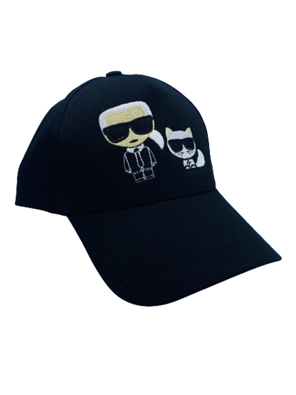 Siyah Unisex Karl Lagerfeld Beyzbol Şapka