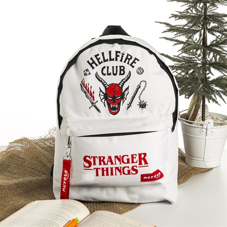 Stranger Things Baskılı Hellfire Club Sırt Çantası