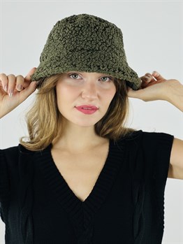 Peluş Bucket Kova Şapka