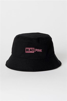 Siyah Blackpink Balıkçı Şapka Bucket Hat