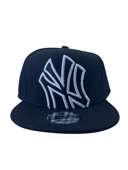 Unisex Siyah New York Yankees Snapback Hiphop Cap