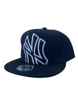 Unisex Siyah New York Yankees Snapback Hiphop Cap