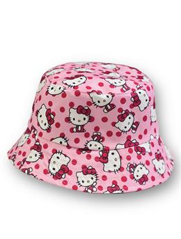 Yeni Sezon Popüler Pembe Anime Hello Kitty Bucket Kova Şapka