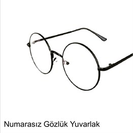Harry Potter Gözlüğü Numarasız Yuvarlak model