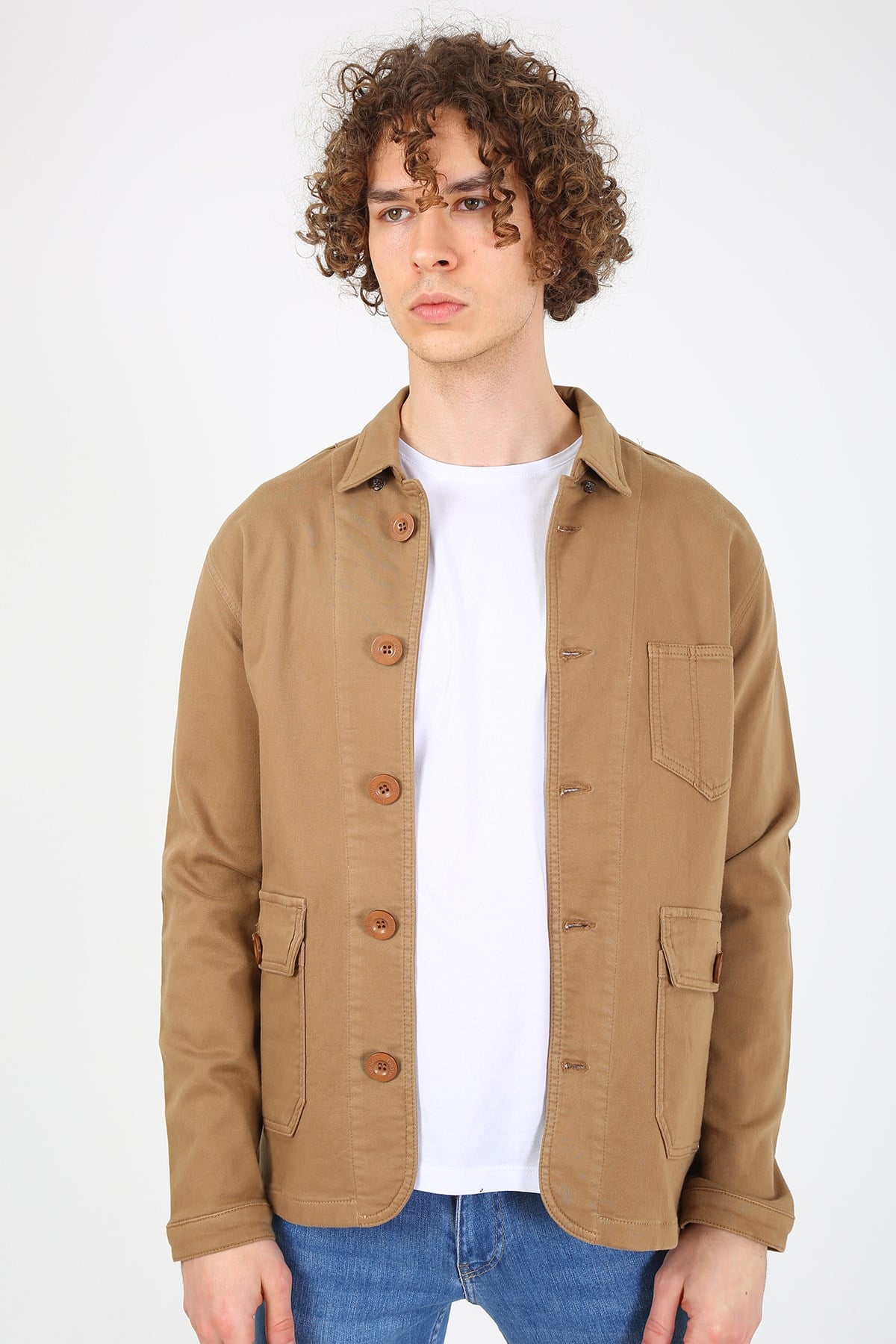 Erkek  Ceket Ec j53-01 BROWNErkek  Ceket Ec j53-01 BROWN