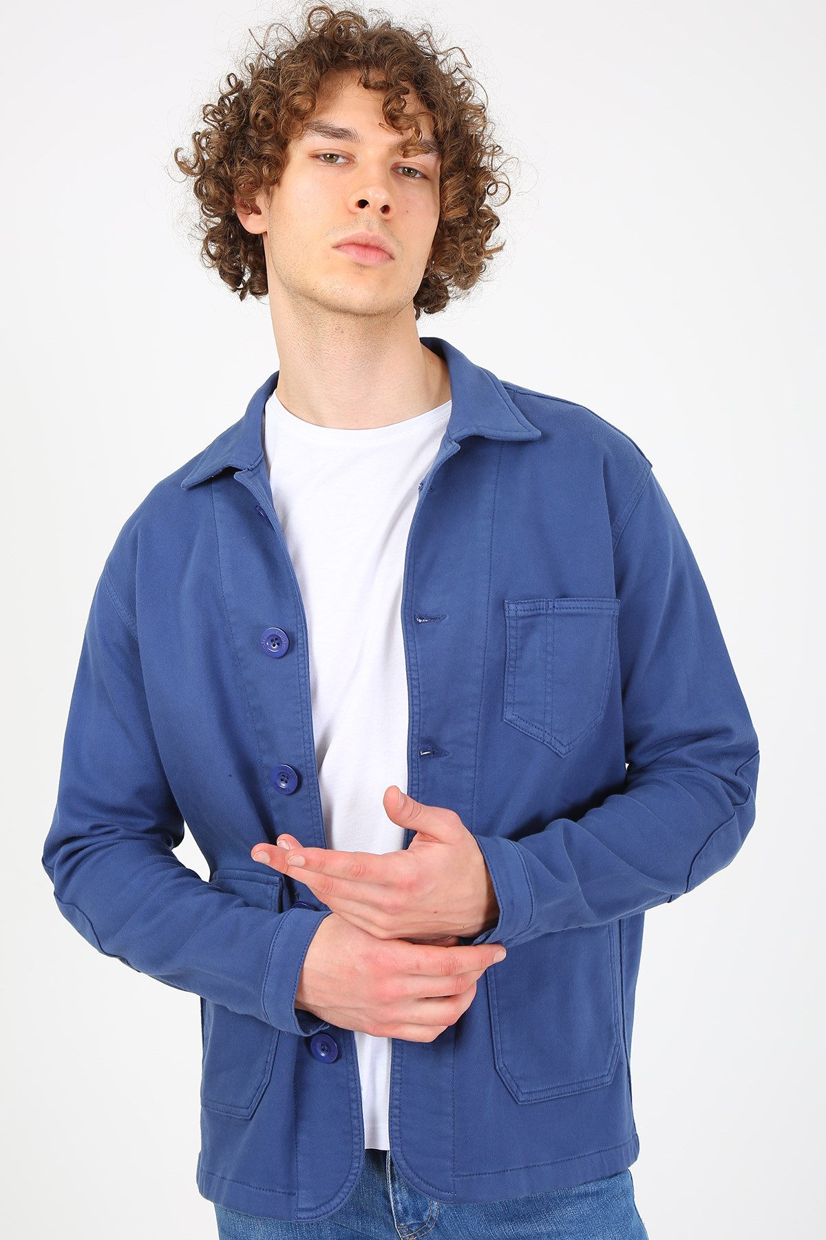 Erkek  Ceket Ec j53-01 Navy BlueErkek  Ceket Ec j53-01 Navy Blue