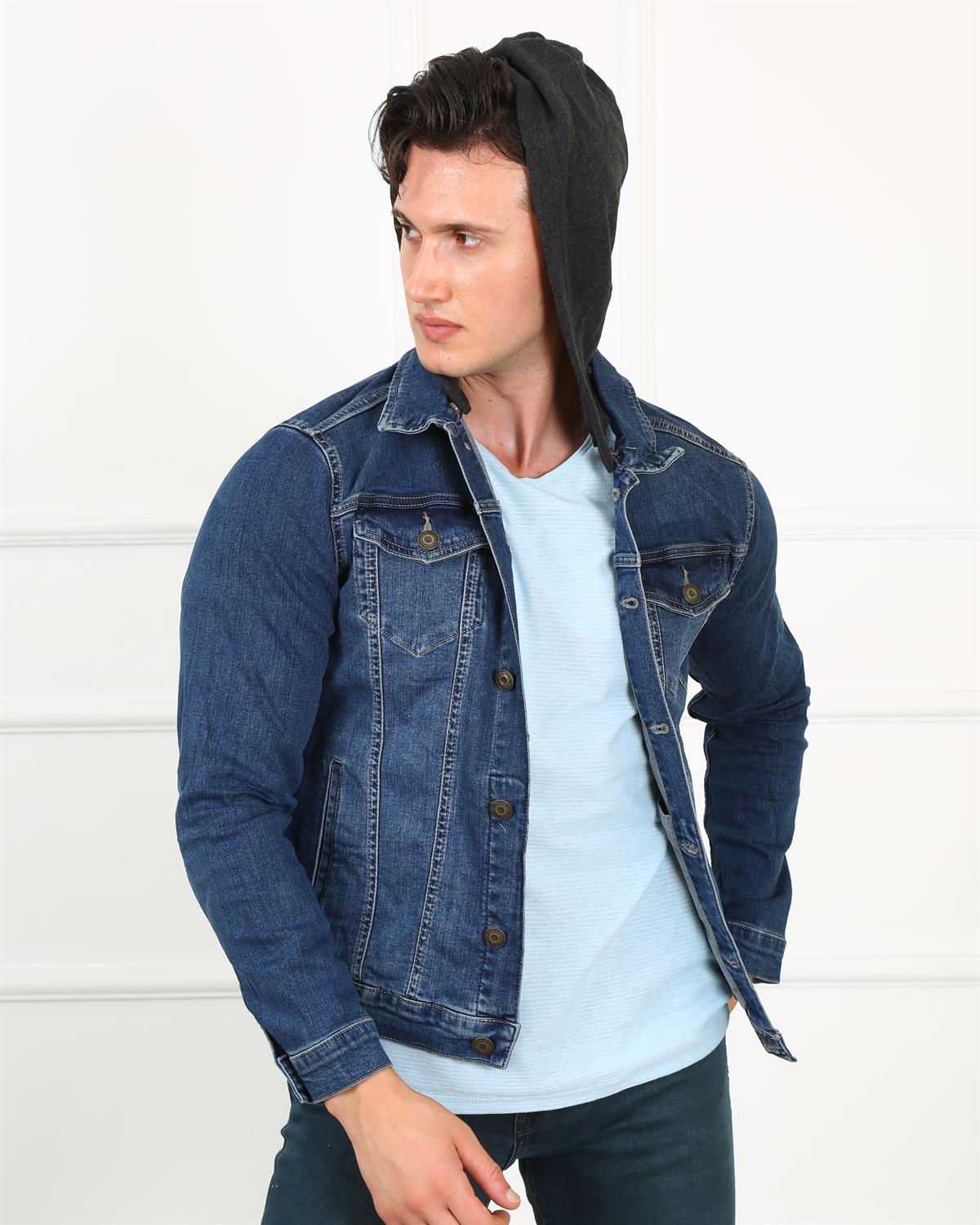Erkek  Ceket Jack j09-06 kpşn LIGHT BLUEErkek  Ceket Jack j09-06 kpşn LIGHT BLUE