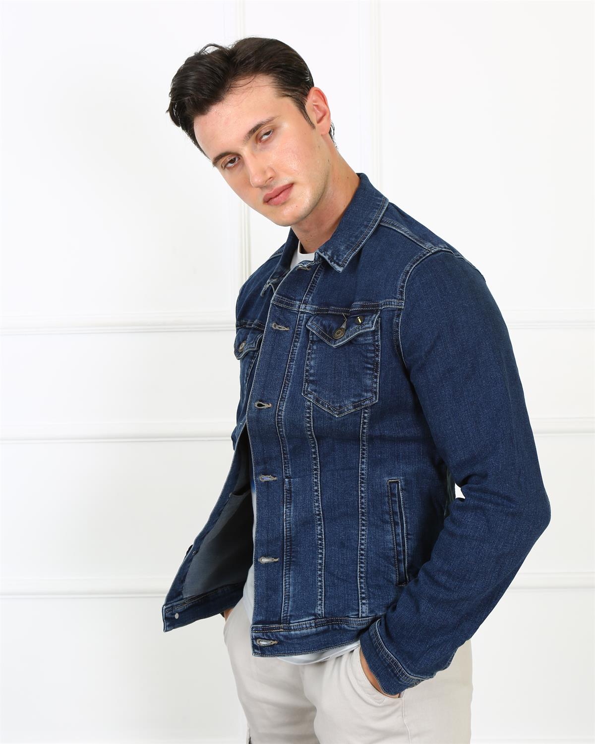 Erkek  Ceket Jack j44-08 Light BlueErkek  Ceket Jack j44-08 Light Blue