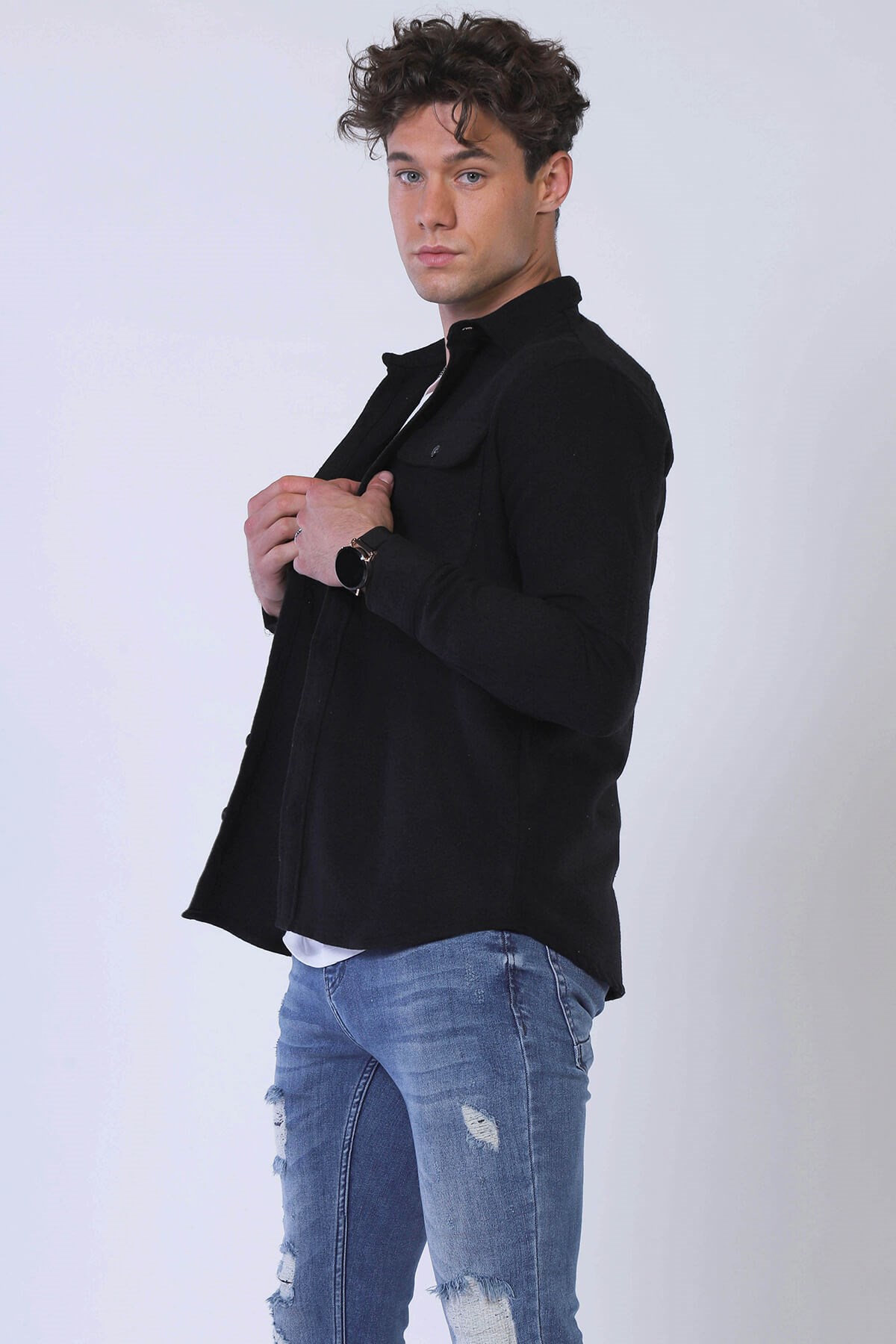 Erkek  Gömlek Eg 1815 SIYAHErkek  Gömlek Eg 1815 SIYAH