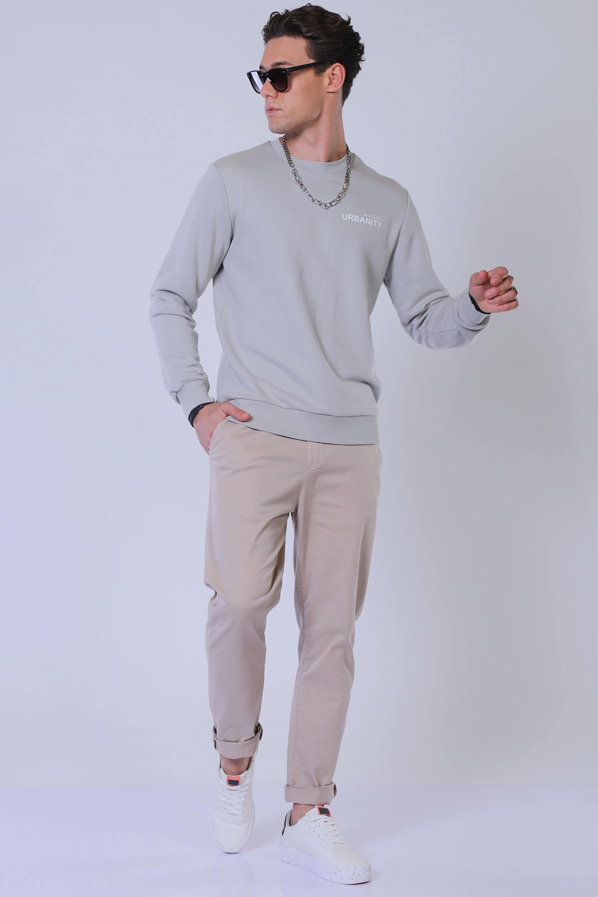 Erkek Jogger  Orta Bel Pantolon Ep 612 gab BEJErkek Jogger  Orta Bel Pantolon Ep 612 gab BEJ