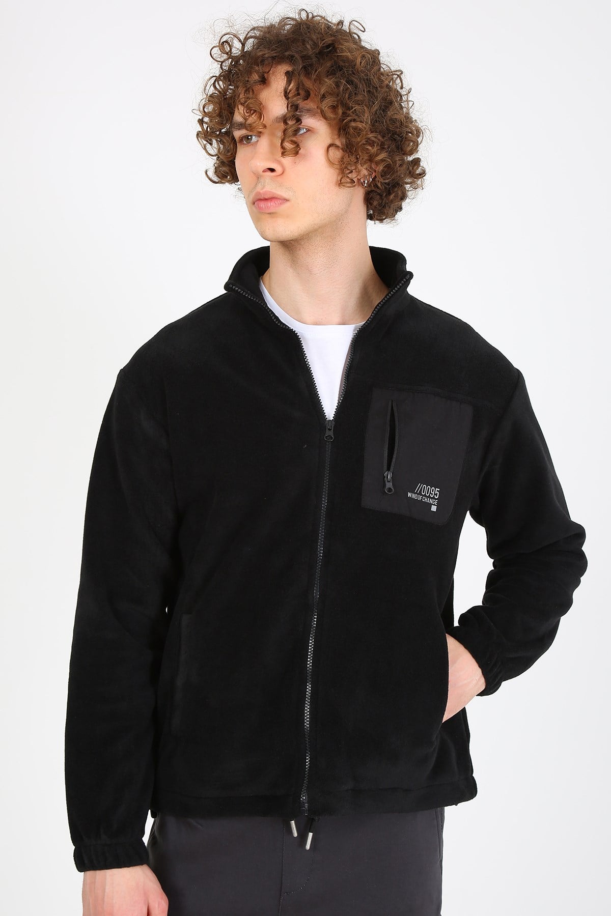 Erkek Oversize Sweatshirt Esw polar 1900 SIYAHErkek Oversize Sweatshirt Esw polar 1900 SIYAH