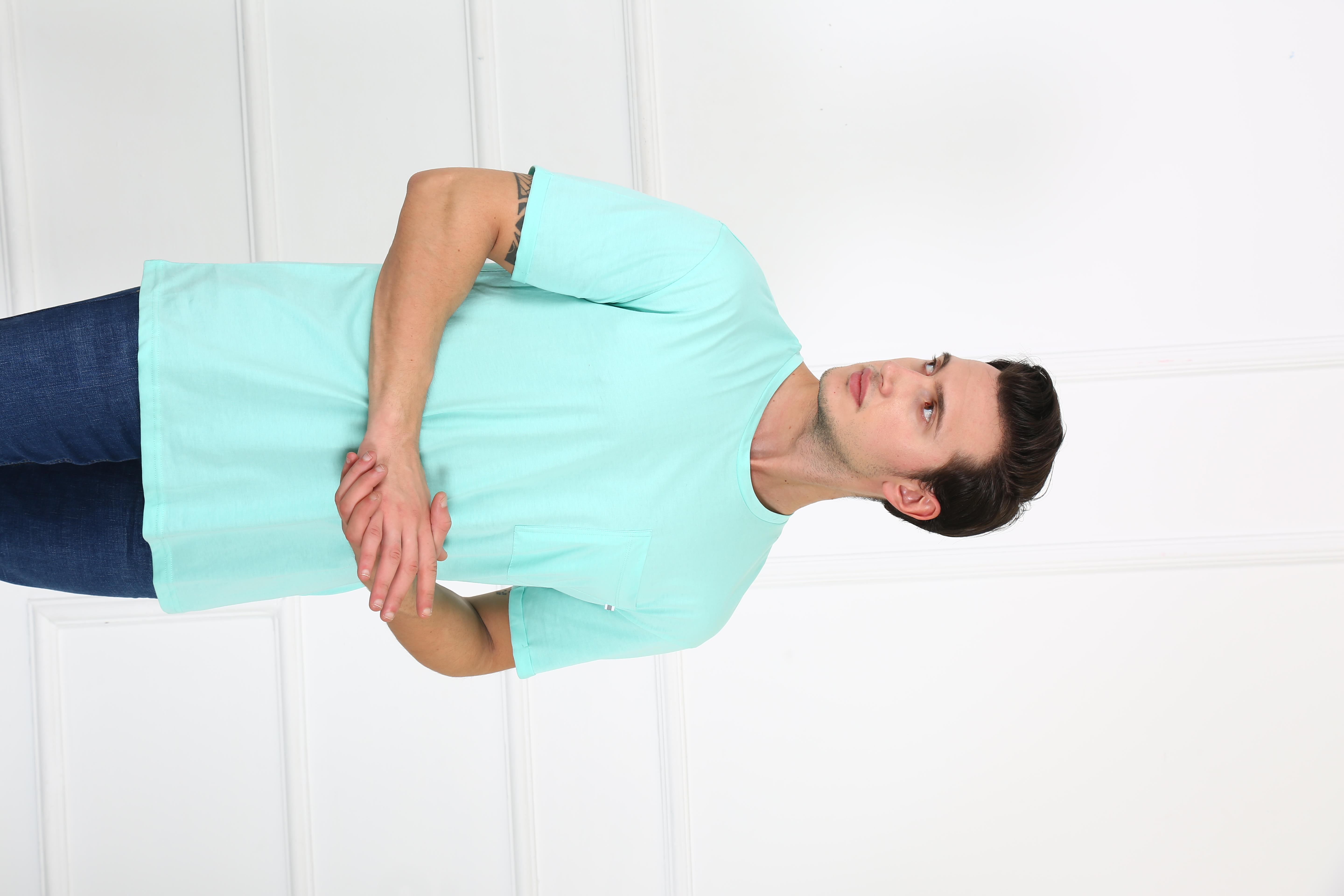 Erkek Relaxed  Bisiklet Yaka Tshirt Ets 2037 MİNTErkek Relaxed  Bisiklet Yaka Tshirt Ets 2037 MİNT