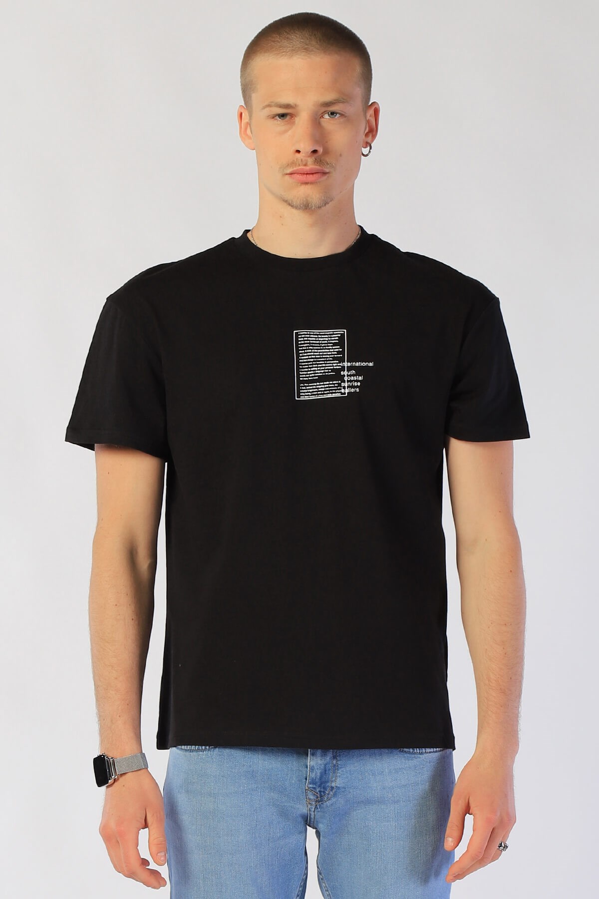 Erkek Relaxed   Tshirt Ets 2017 SIYAHErkek Relaxed   Tshirt Ets 2017 SIYAH