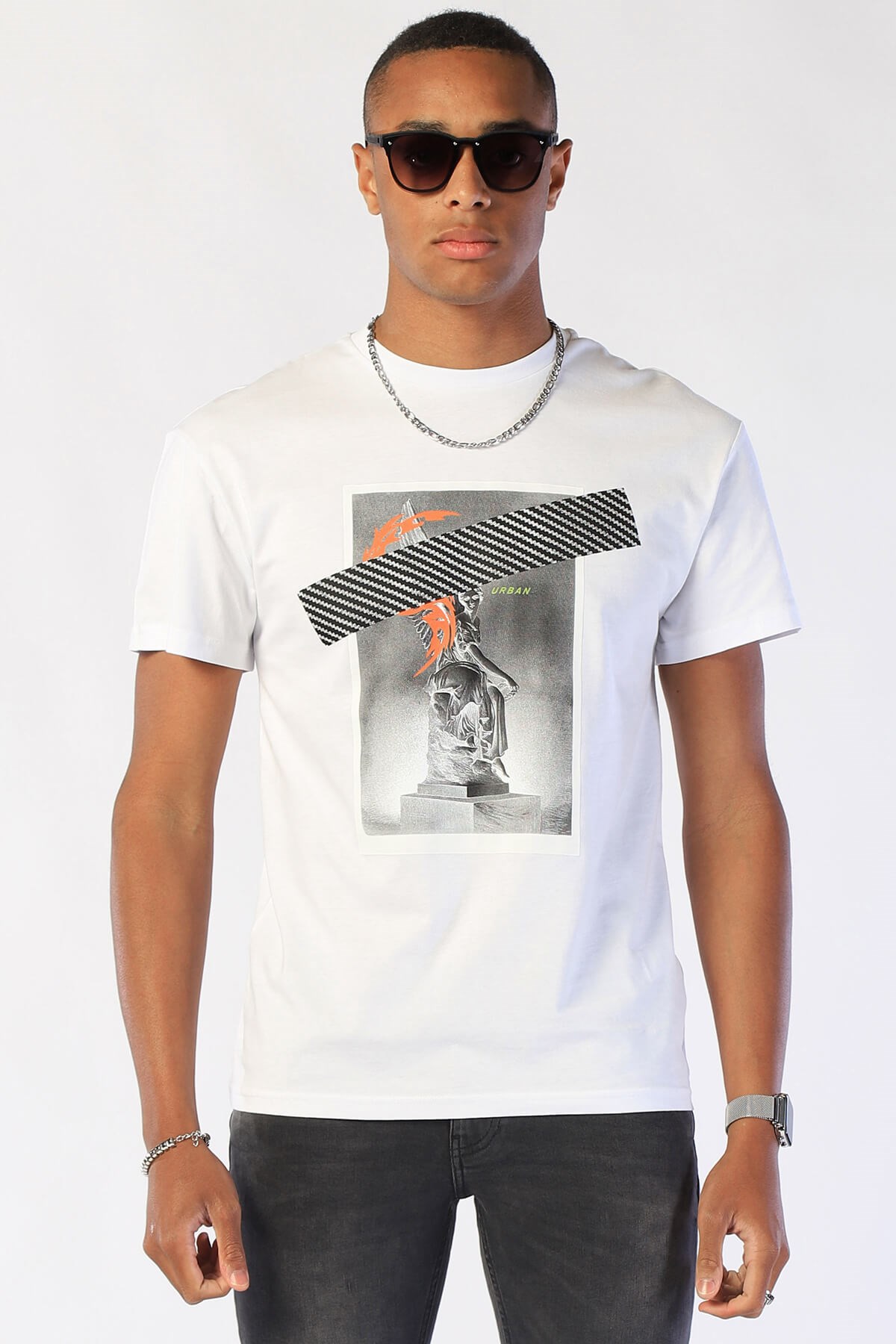 Erkek Relaxed   Tshirt Ets 2021 BEYAZErkek Relaxed   Tshirt Ets 2021 BEYAZ