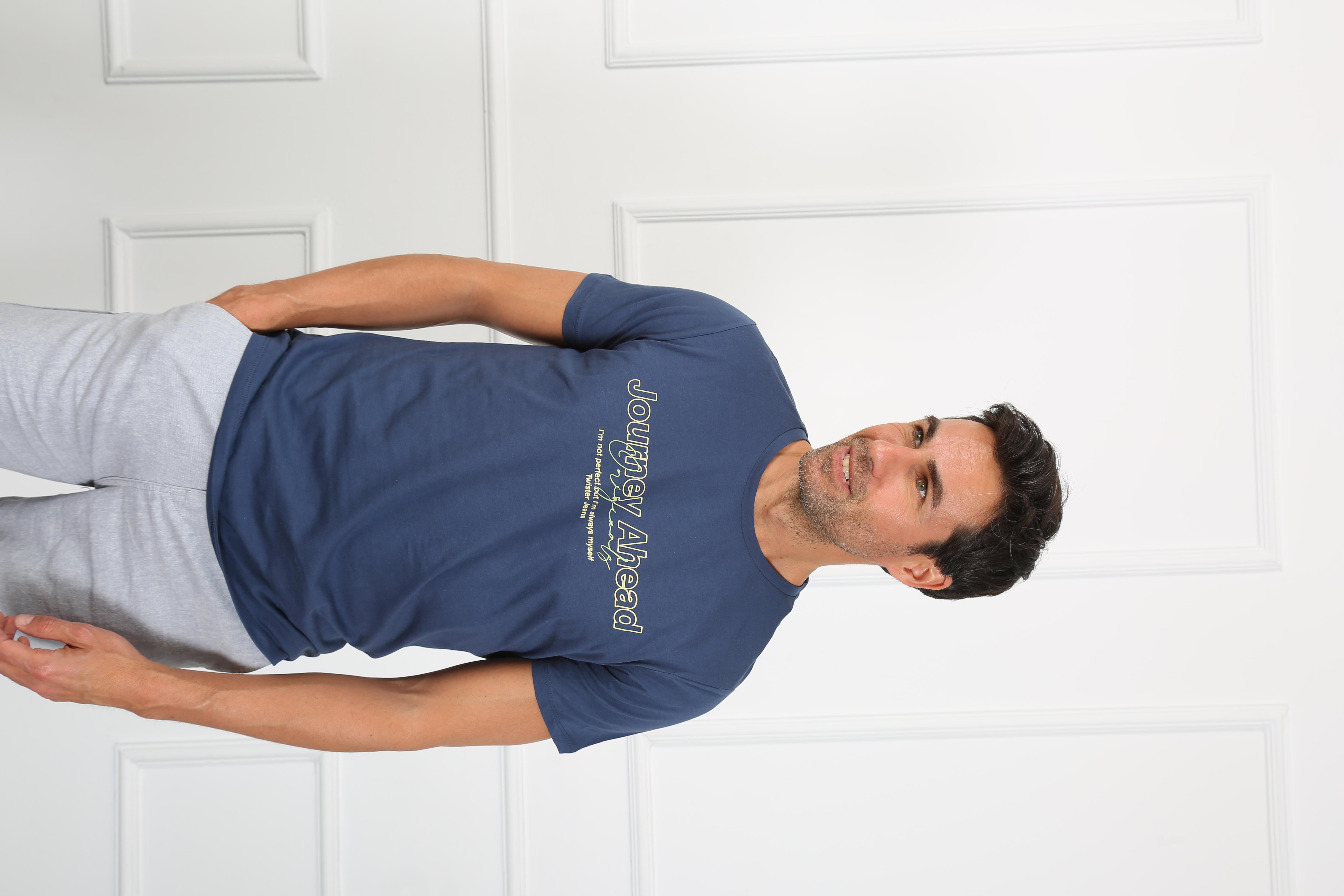 Erkek Slim Fit  Bisiklet Yaka Tshirt Ets 2155 LACIVERTErkek Slim Fit  Bisiklet Yaka Tshirt Ets 2155 LACIVERT