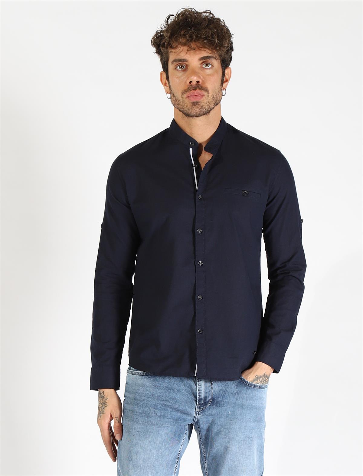 Erkek Slim Fit Gömlek Eg 2052 (t) LACIVERTErkek Slim Fit Gömlek Eg 2052 (t) LACIVERT