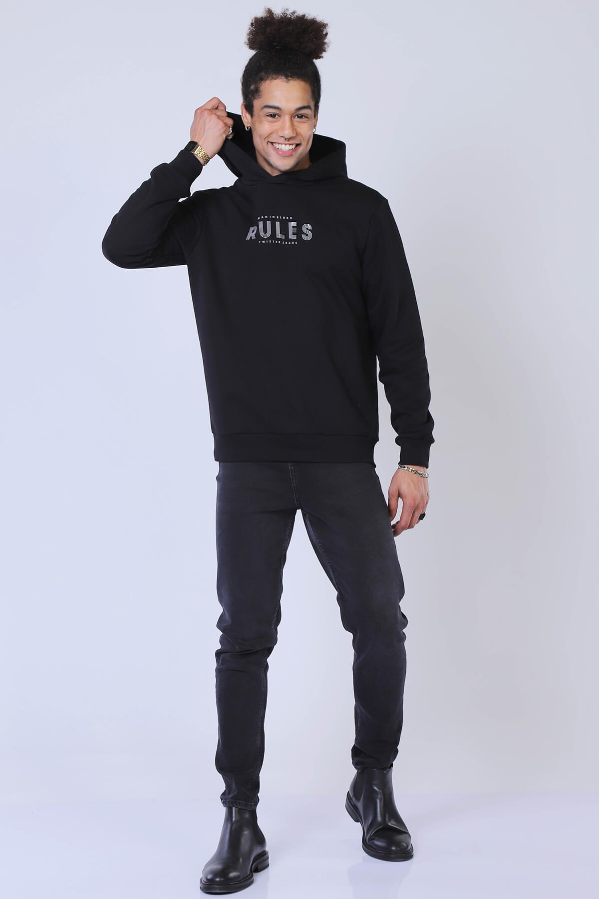 Erkek Slim Fit Sweatshirt Esw 1794 SIYAHErkek Slim Fit Sweatshirt Esw 1794 SIYAH