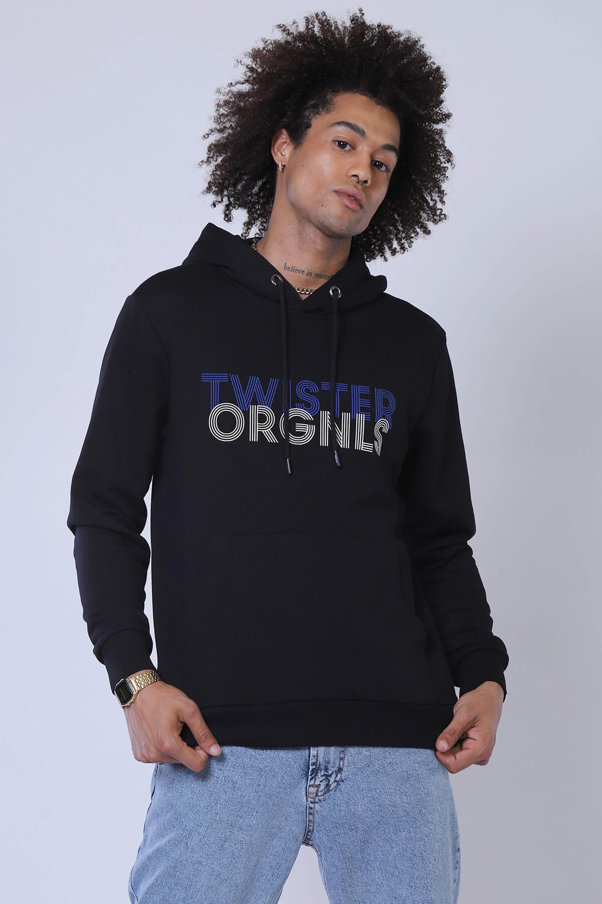 Erkek Slim Fit Sweatshirt Esw 1776 SIYAHErkek Slim Fit Sweatshirt Esw 1776 SIYAH