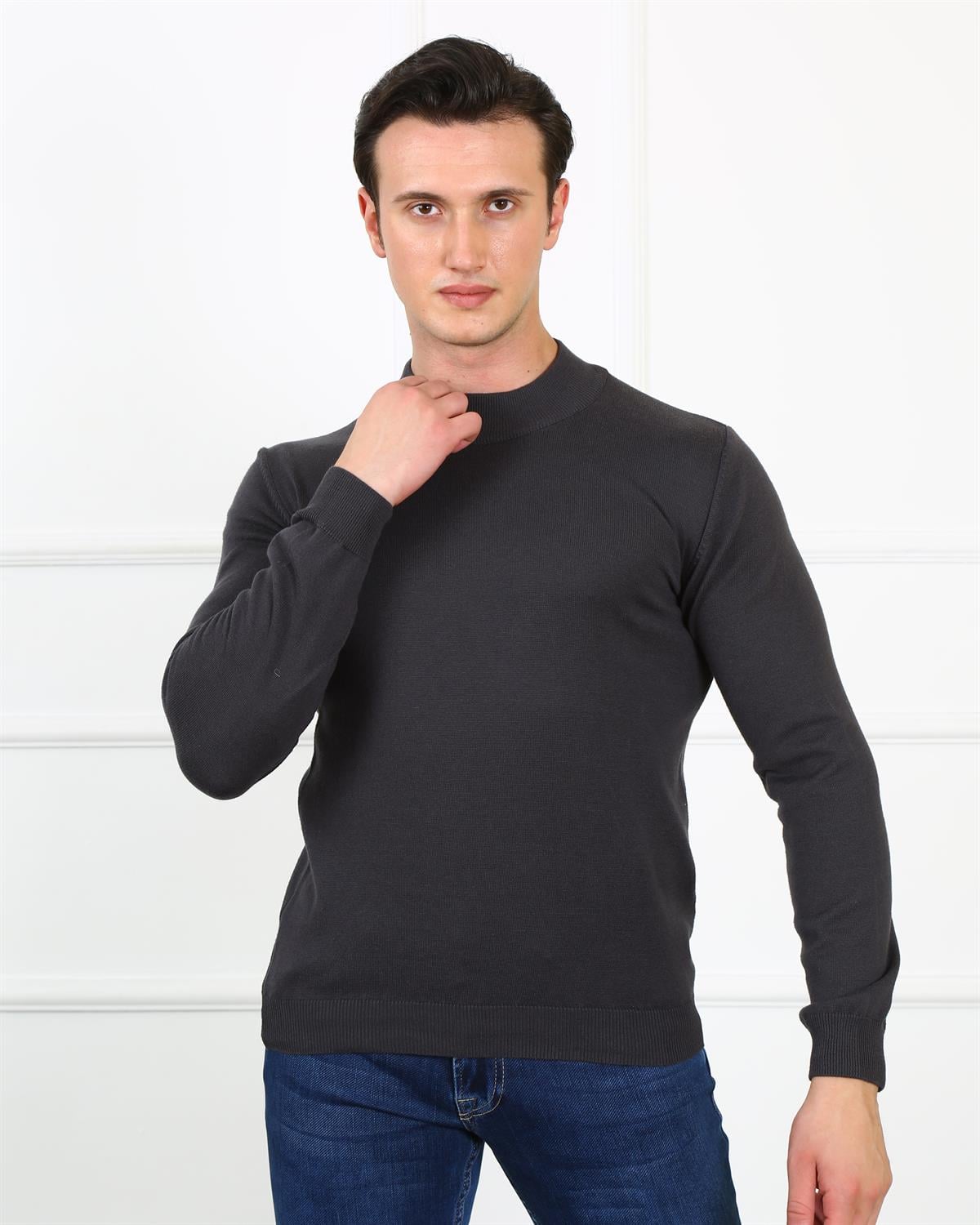 Erkek Slim Fit Trıko Et 3624 (t) ANTRASITErkek Slim Fit Trıko Et 3624 (t) ANTRASIT