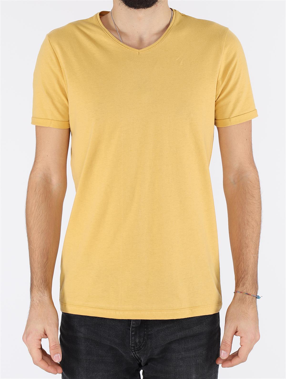 Erkek Slim Fit   Tshirt Ets 1827 bb SAFRANErkek Slim Fit   Tshirt Ets 1827 bb SAFRAN