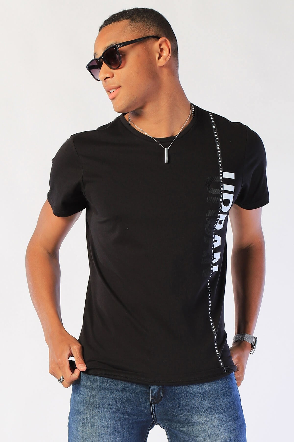 Erkek Slim Fit   Tshirt Ets 2024 SIYAHErkek Slim Fit   Tshirt Ets 2024 SIYAH