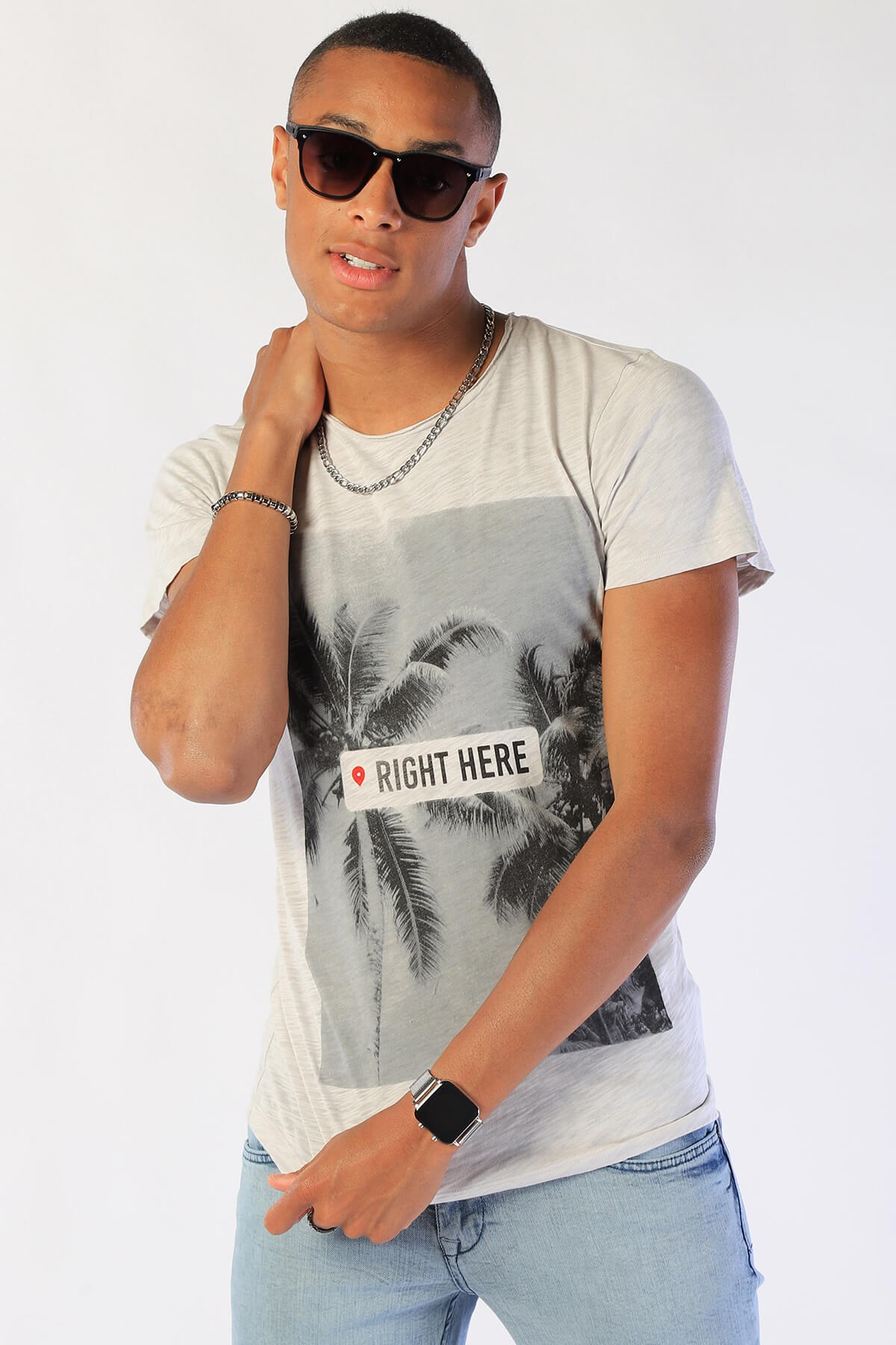 Erkek Slim Fit   Tshirt Ets 2039 GRIErkek Slim Fit   Tshirt Ets 2039 GRI