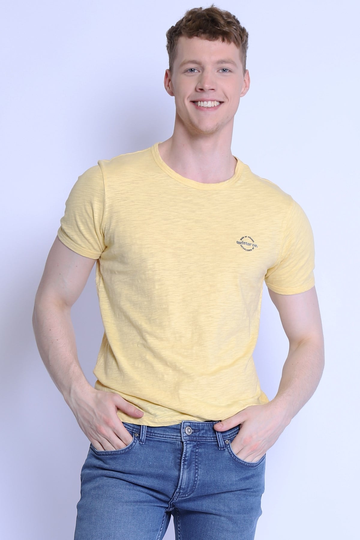 Erkek    Tshirt Ets 2058 SARIErkek    Tshirt Ets 2058 SARI