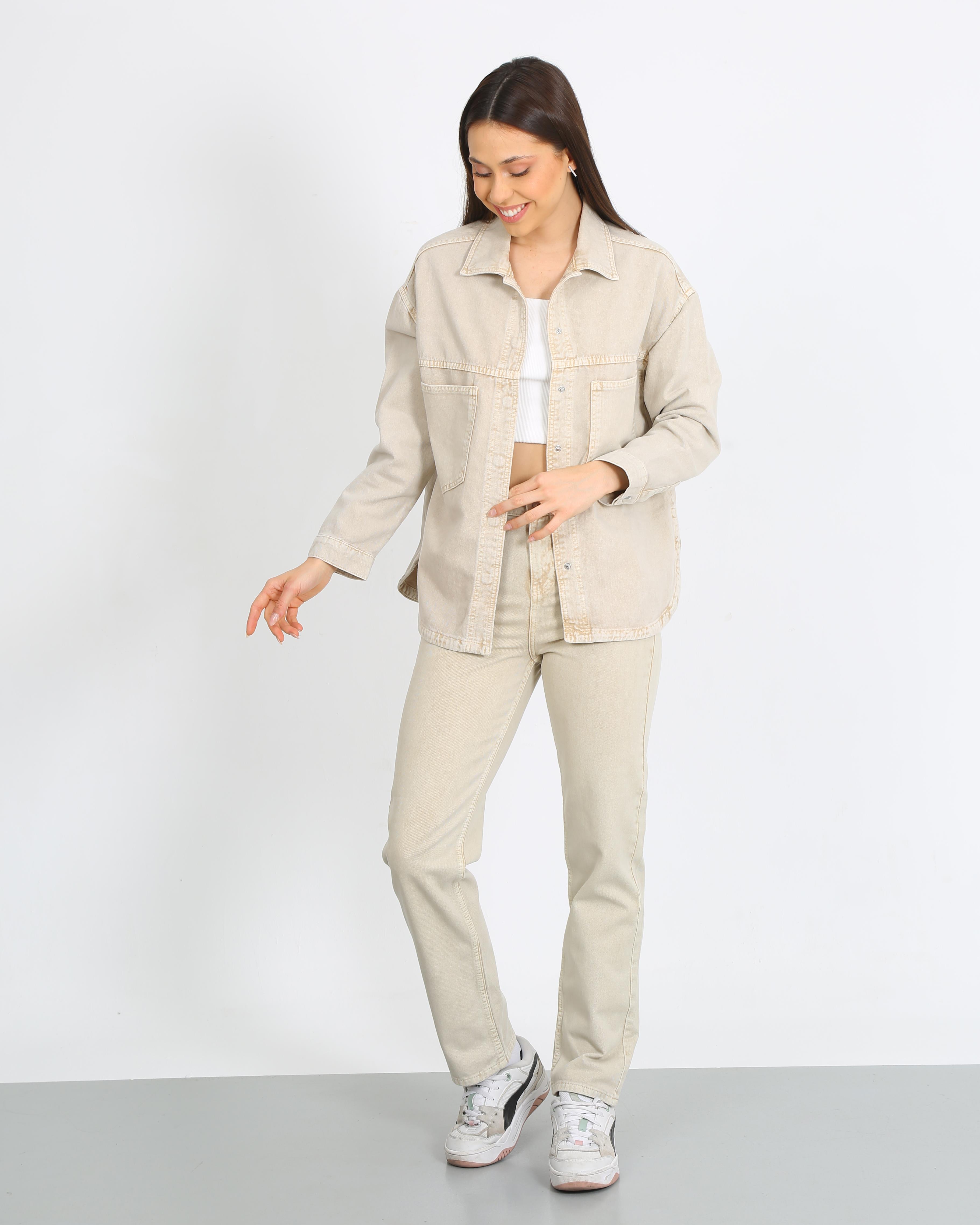 Kadın  Ceket Bc j77 BEIGEKadın  Ceket Bc j77 BEIGE