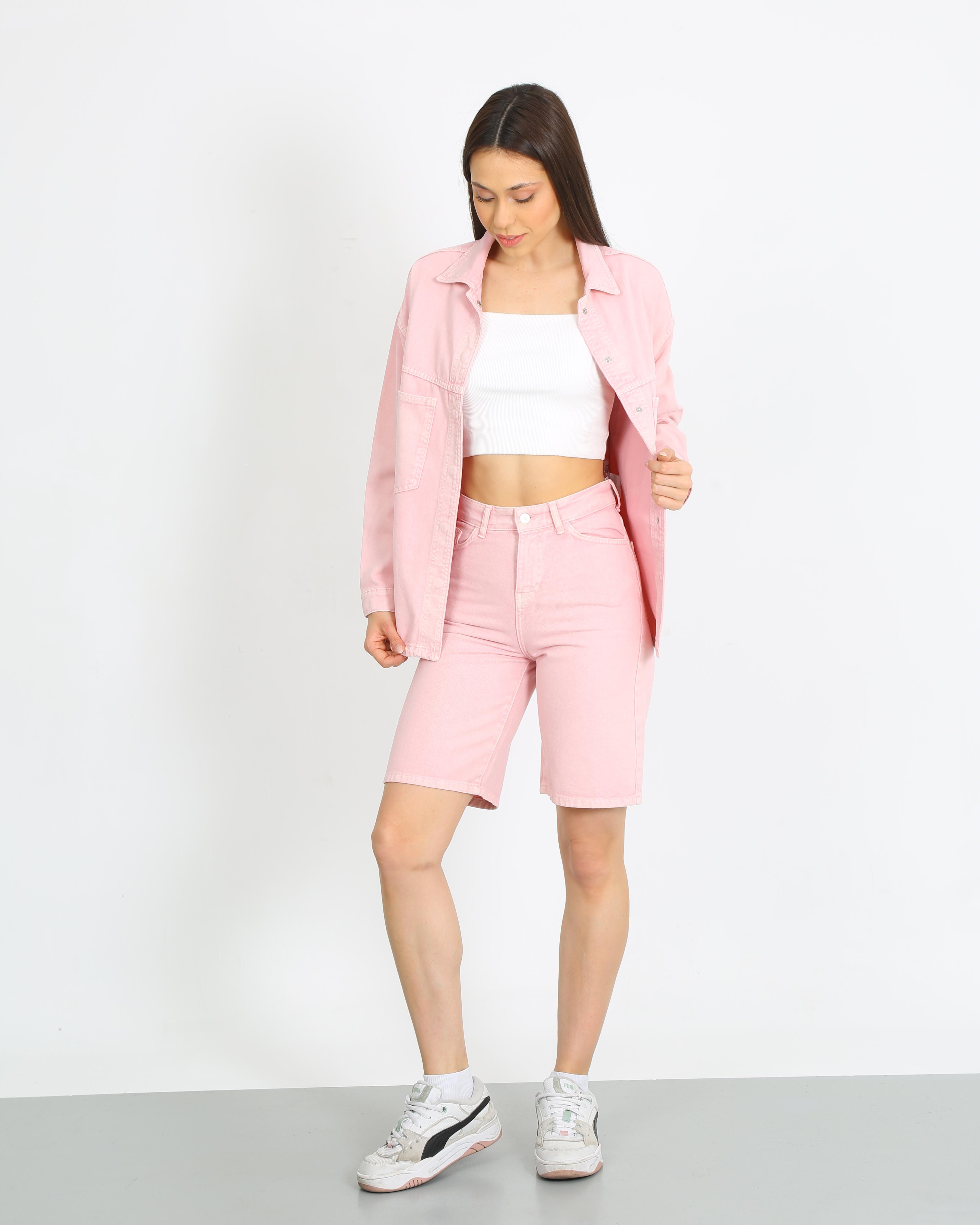 Kadın  Ceket Bc j77 PinkKadın  Ceket Bc j77 Pink