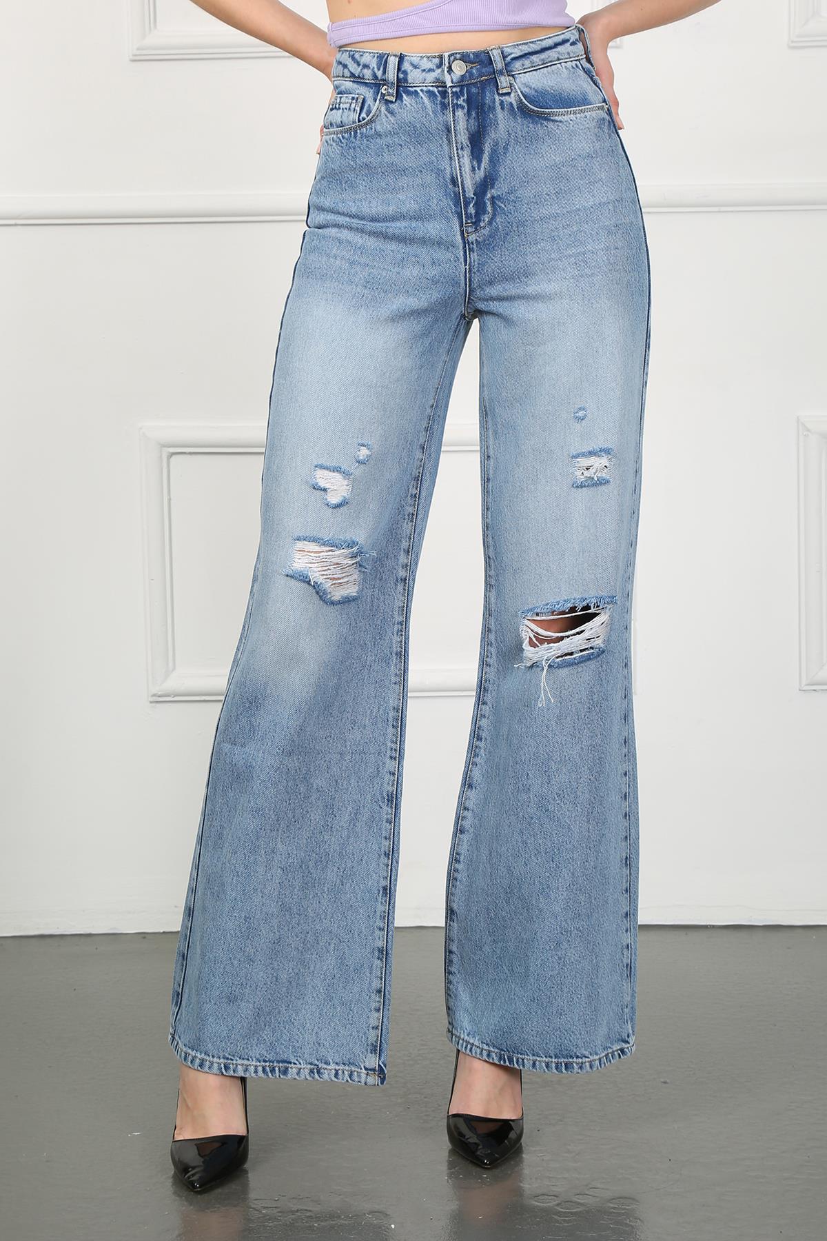 Kadın    Pantolon Asia 9383-19 Blue RippedKadın    Pantolon Asia 9383-19 Blue Ripped