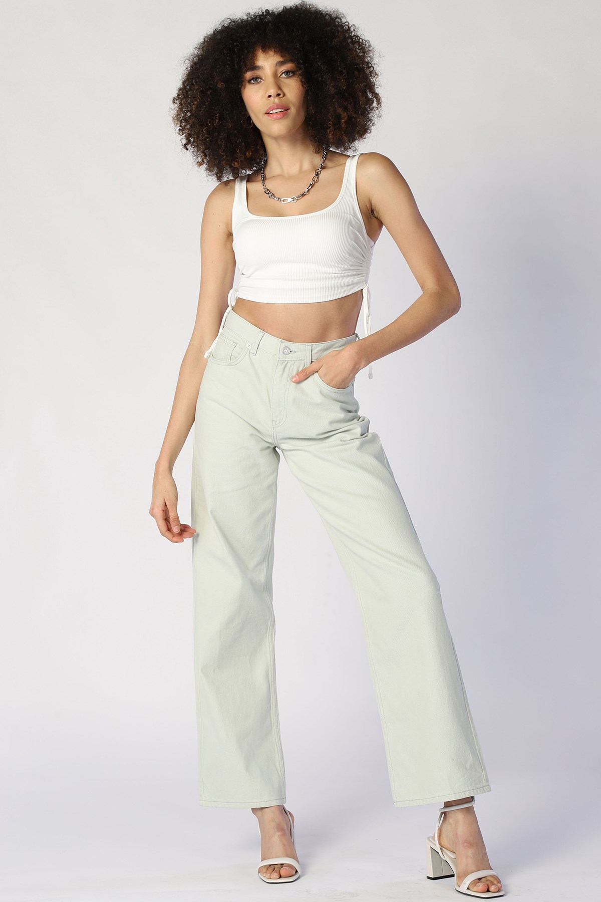 Kadın    Pantolon Bp 9389-03 SU YEŞİLİKadın    Pantolon Bp 9389-03 SU YEŞİLİ