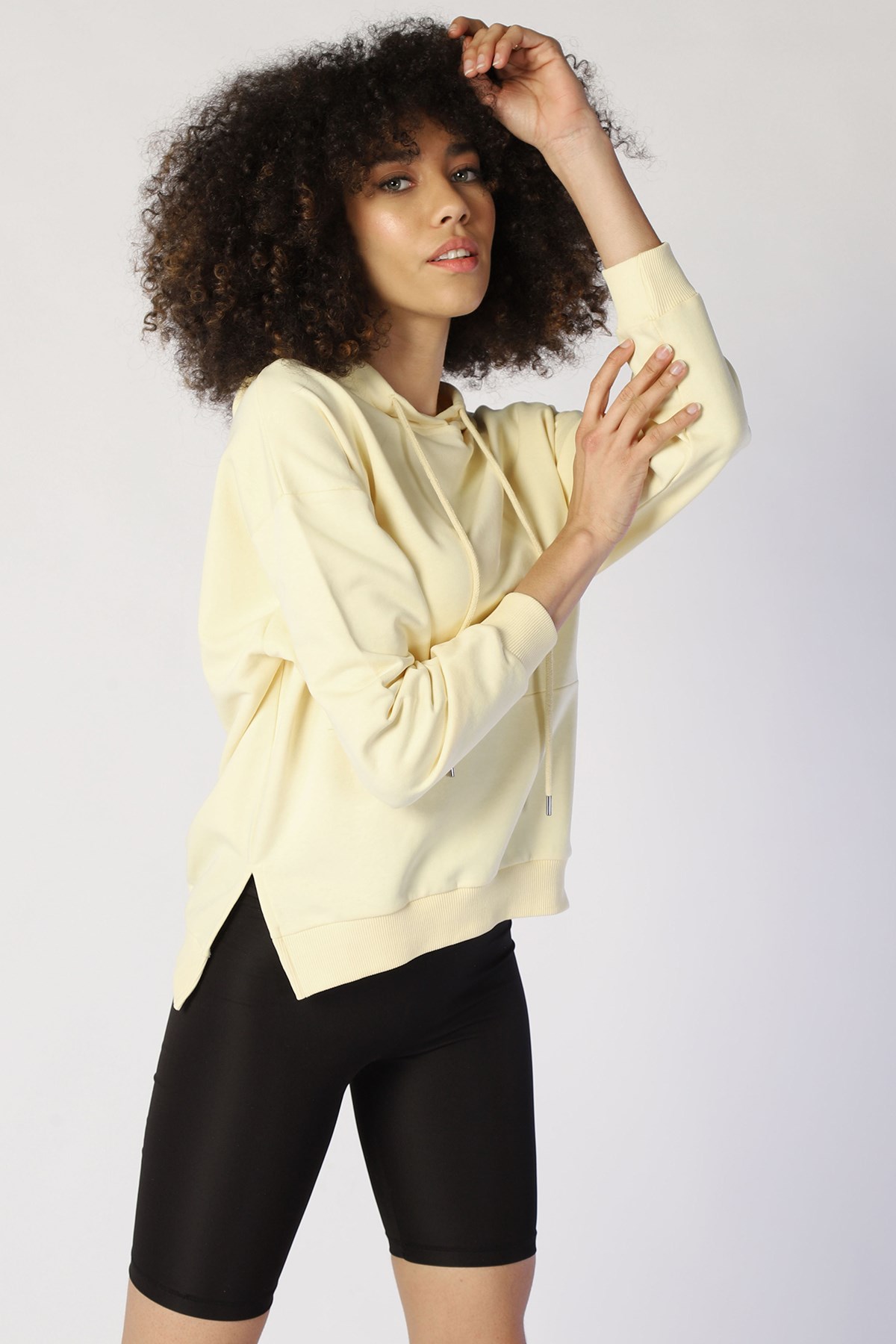 Kadın  Sweatshirt Bsw 1000 SARIKadın  Sweatshirt Bsw 1000 SARI