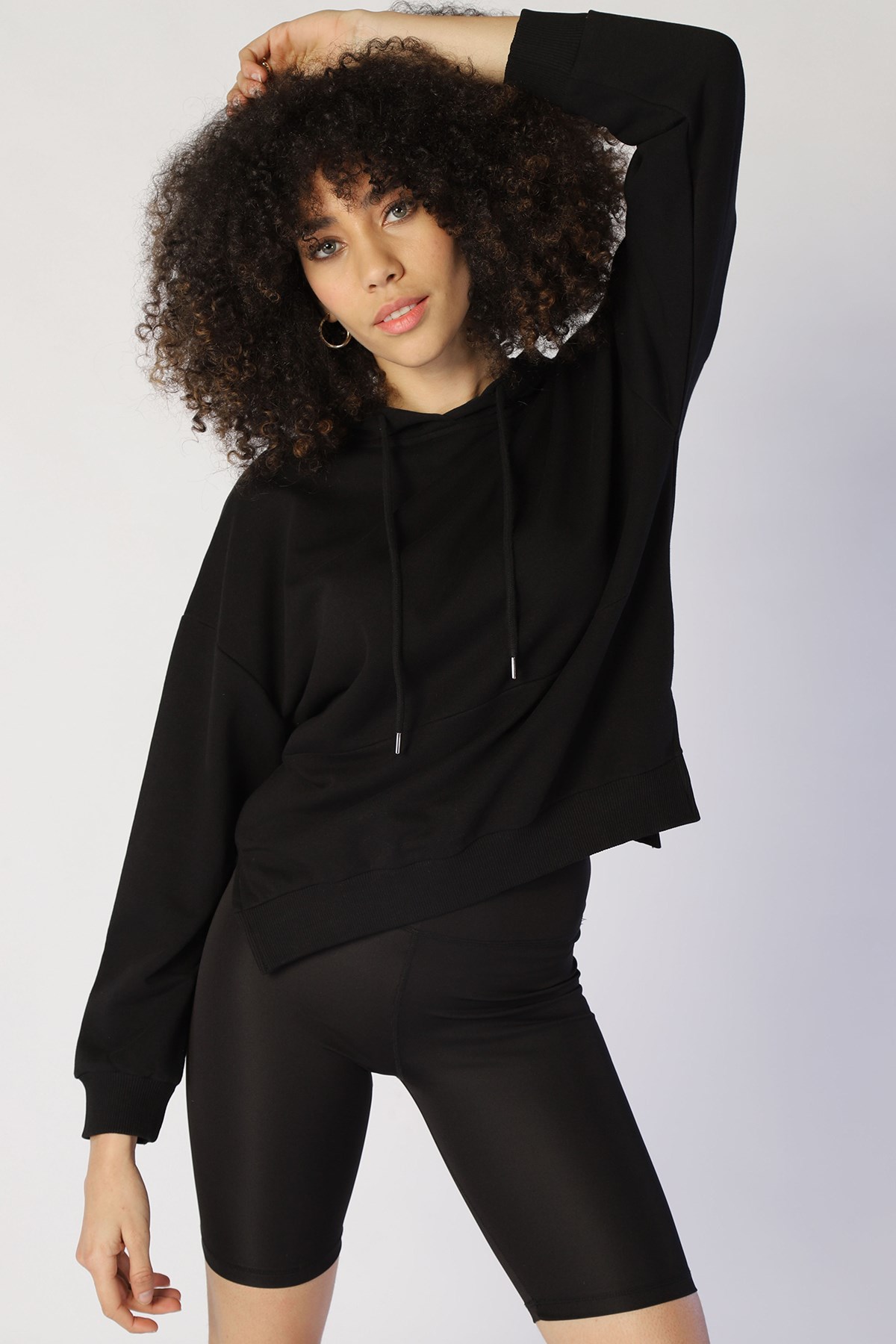 Kadın  Sweatshirt Bsw 1000 SIYAHKadın  Sweatshirt Bsw 1000 SIYAH