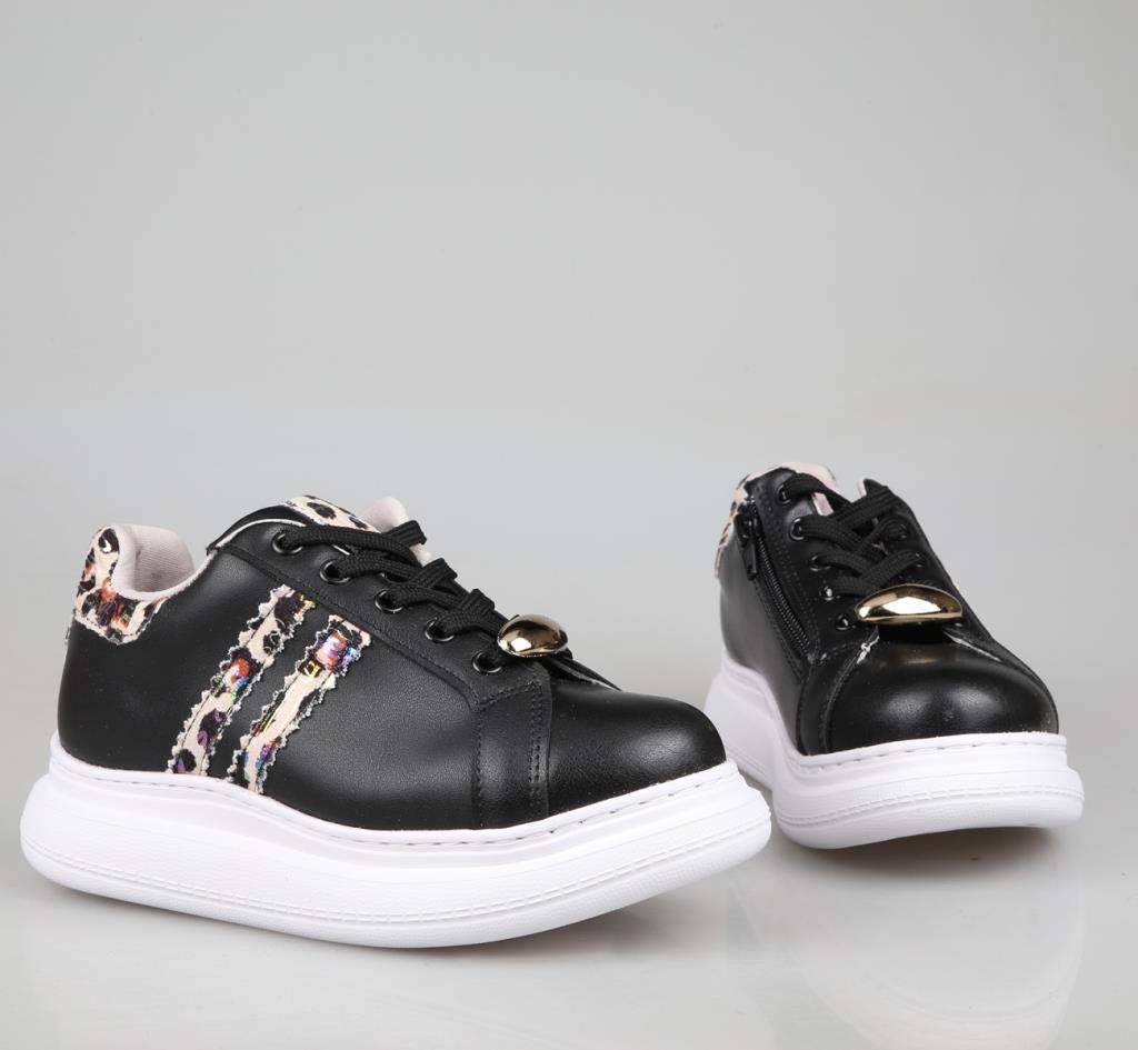 Bücür Ortopedi 104 Siyah Çocuk Sneakers